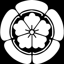 Japanese Kamon Clip Art - A chinese crest of flower (karahana-2) 2