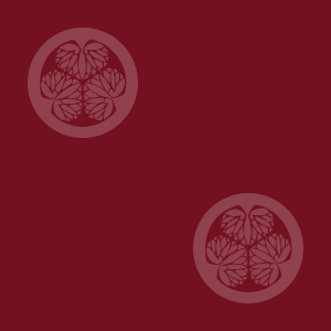 Japanese Kamon Wallpaper - A hollyhock (aoi-1) Pattern #1