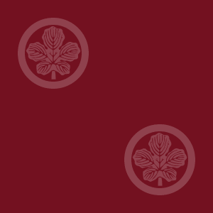 Japanese Kamon Wallpaper - A mulberry leaf (kaji-1) Pattern #1