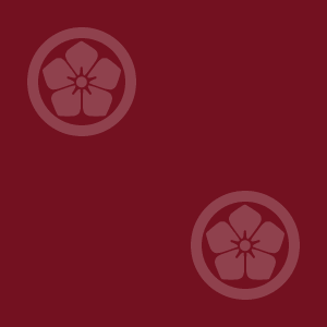 Japanese Kamon Wallpaper - Bellflower (kikyo-1) Pattern #1