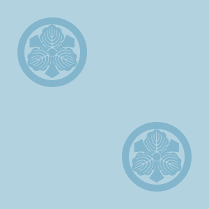 Japanese Kamon Wallpaper - An oak leaf (kashiwa-2) Pattern #10