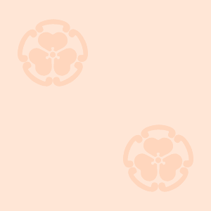 Japanese Kamon Wallpaper - A wood sorrel (katabami-5) Pattern #5