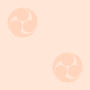 Japanese Kamon Wallpaper - A comma-shaped crest (tomoe-1) Pattern #5