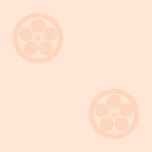 Japanese Kamon Wallpaper - An Ume (umebachi-1) Pattern #5