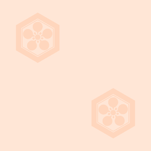Japanese Kamon Wallpaper - An Ume (umebachi-5) Pattern #5