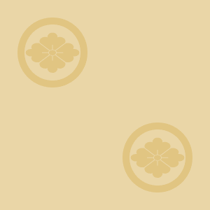 Japanese Kamon Wallpaper - A diamond-shaped flower (hanabishi-2) Pattern #6