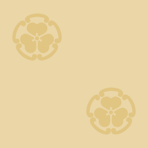 Japanese Kamon Wallpaper - A wood sorrel (katabami-5) Pattern #6