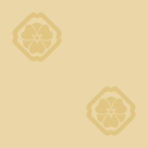 Japanese Kamon Wallpaper - A wood sorrel (katabami-6) Pattern #6