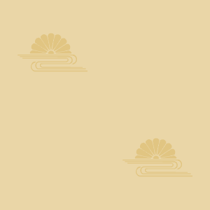 Japanese Kamon Wallpaper - A chrysanthemum (kiku-1) Pattern #6